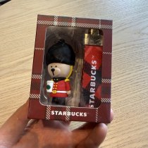 Starbucks 2024 TW soldier bear toy Keychain 
