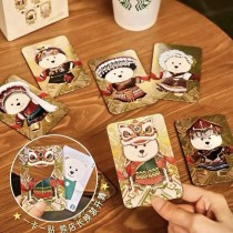 Starbucks 2026 China Bear Cosplay Magnetic attraction used Card 