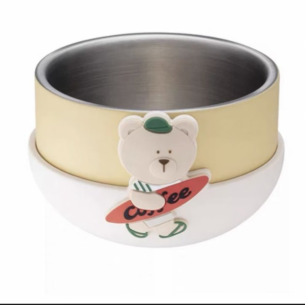 Starbucks 2026 TW Surfing Bear 8oz SS Bowl with Sleeve 