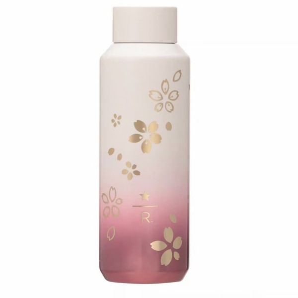 Starbucks 2026 Jp Night Sakura Pink White 16oz SS Tumbler 