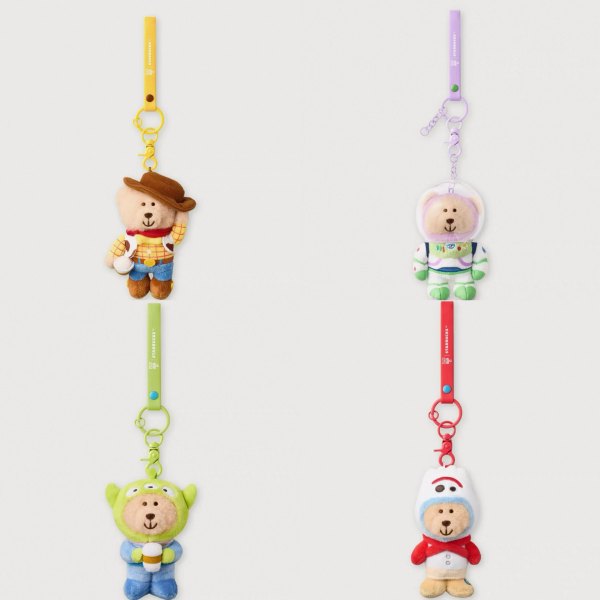 Starbucks x Toy Story 2026 KR Bear toy Keychain