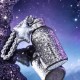 Starbucks 2026 China Purple Night Galaxy Silver 10oz ‌Titanium Cup 