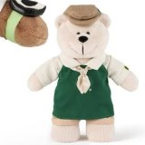 Starbucks 2026 China Shanghai green apron bear toy 25cm 