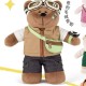 Starbucks 2026 China Shanghai brown jacket bear toy 25cm 