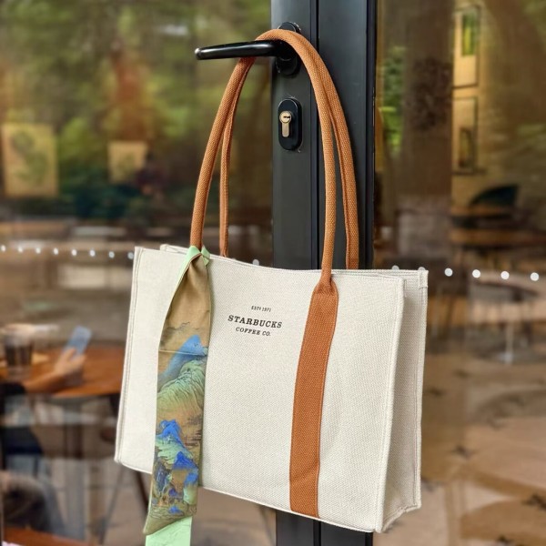 Starbucks 2026 China zongzi white tote hand bag