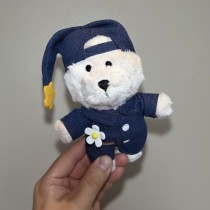 Starbucks 2026 China Partner blue mini bear toy