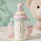 Starbucks 2026 China Summer Dessert Party Pink 16oz SS Tumbler with strap 