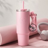 Starbucks 2026 China pink 31oz SS Tumbler with Keychain 