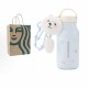 Starbucks 2026 China Claw Heaven Blue 14oz SS Tumbler with keychain