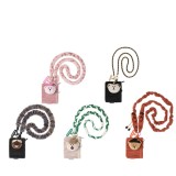 Starbucks 2026 China Bear Town long chain storage bag