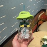 Starbucks Camping bear glass Cup 