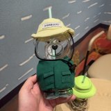 Starbucks Camping bear glass Cup 