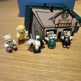 Starbucks Bear rim clips of five per set  