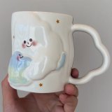 Starbucks 2026 China Mood Weather Bureau yellow and black 14oz mug 