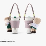Starbucks 2026 China Bear Town STTOKE 12oz SS Tumbler with bear sleeve 