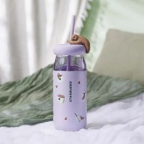 Starbucks 2026 HK Summer sloth 17oz SS Straw tumbler 