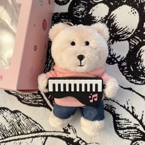 Starbucks 2026 China Pink Music MIni Bear toy 