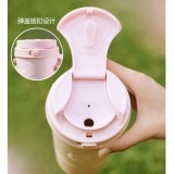 Starbucks 2026 China Pink Siren Logo 17oz SS Tumbler with bow sleeve 