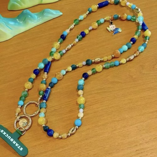 Starbucks 2026 China Green bead phone chain 