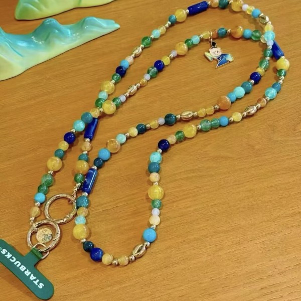 Starbucks 2026 China Green bead phone chain 