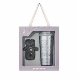 Starbucks 2026 China Ballet sliver 19oz ss tumbler with bear and gift box