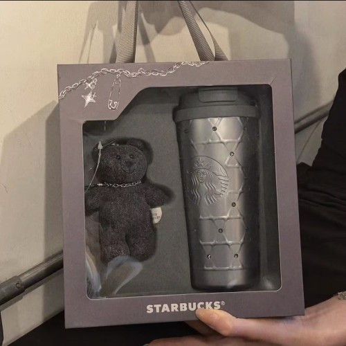 Starbucks 2026 China Ballet sliver 19oz ss tumbler with bear and gift box