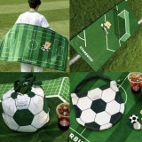 Starbucks 2026 China World Cup Soccer Football Blanket beach towel  with storage bag 