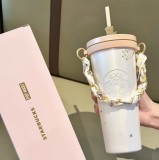 Starbucks x Molly 2026 China little angel 30oz SS Straw Tumbler with keychain 