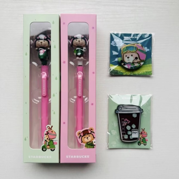 Starbucks 2026 China ballpoint pen and fridge magnet 
