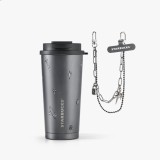 Starbucks 2026 China Ballet Black 16oz SS Tumbler with keychain 