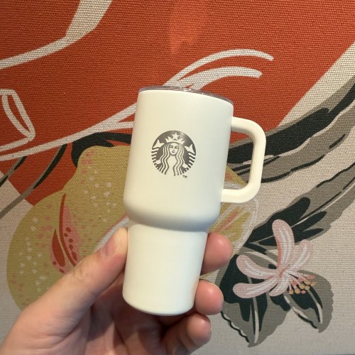 Starbucks 2026 TW Siren Logo White Mini Keychain 