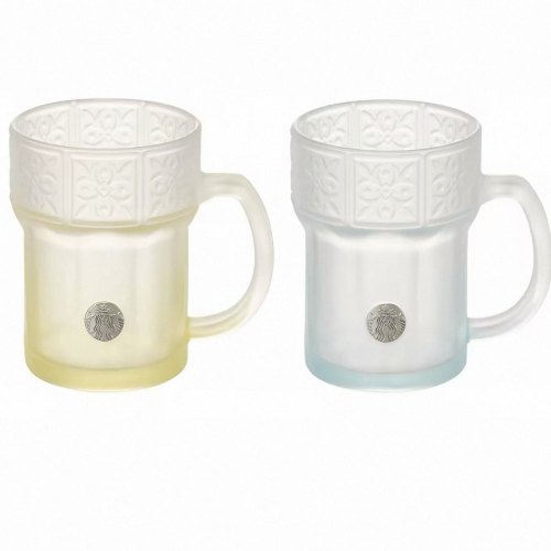 Starbucks 2026 KR Summer 15oz glass cup set 
