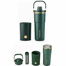 Starbucks 2026 China Summer Dark Green Siren Logo Sleeve 24oz SS Tumbler 