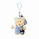 Starbucks 2026 KR Summer denim blue bear toy keychain 