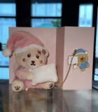 Starbucks 2026 China Valentine's Day Pink or Blue mini bear toy