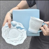 Starbucks 2026 China Underwater Adventure siren mermaid 10oz mug with coaster and gift box