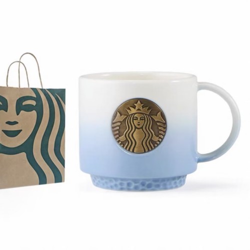 Starbucks 2026 China Underwater Adventure siren logo 12oz mug