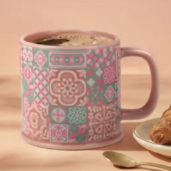 Starbucks 2026 SG Peranakan pink 12oz mug 