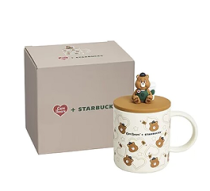 Starbucks x Care Bears 2026 TW Tenderheart Bear mug with lid 