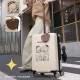 Starbucks 2026 China Bear Town 20 inches milky white suitcase