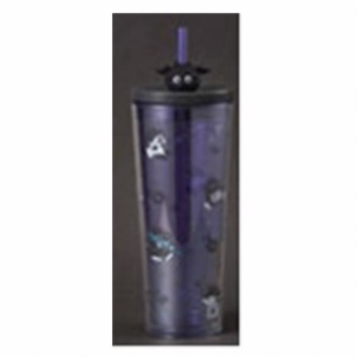 Starbucks 2026 TW Halloween black cat glow in the dark 24oz plastic tumbler 