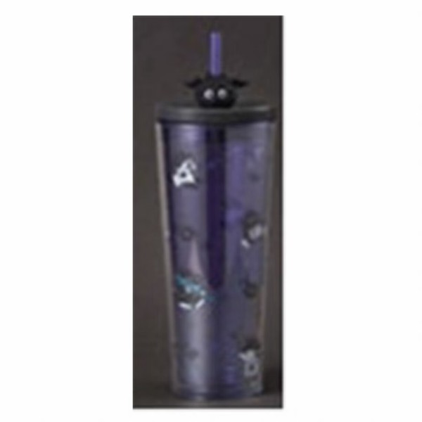 Starbucks 2026 TW Halloween black cat glow in the dark 24oz plastic tumbler 