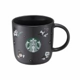 Starbucks 2026 TW Halloween black cat band 14oz mug 