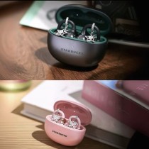 Starbucks 2026 China 1MORE ear clip design Bluetooth earphones 