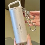 Starbucks x Miir 2026 China polka dots 16oz ss tumbler with keychain