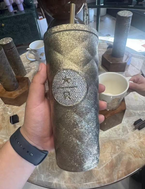 Starbucks 2026 China Beijing SKP Milan Ode Diamond ss straw tumbler 