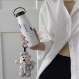 Starbucks 2026 China polka dots 12oz ss tumbler with bear keychain 