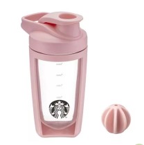 Starbucks 2025 TW pink 17oz plastic shaker bottle