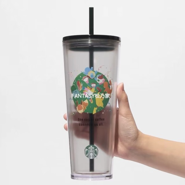 Starbucks 2026 JP Pokemon 24oz plastic tumbler
