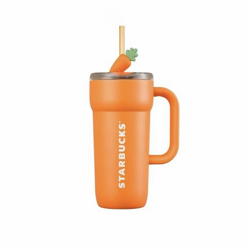 Starbucks 2026 KR Autumn Farm carrot 20oz ss straw tumbler